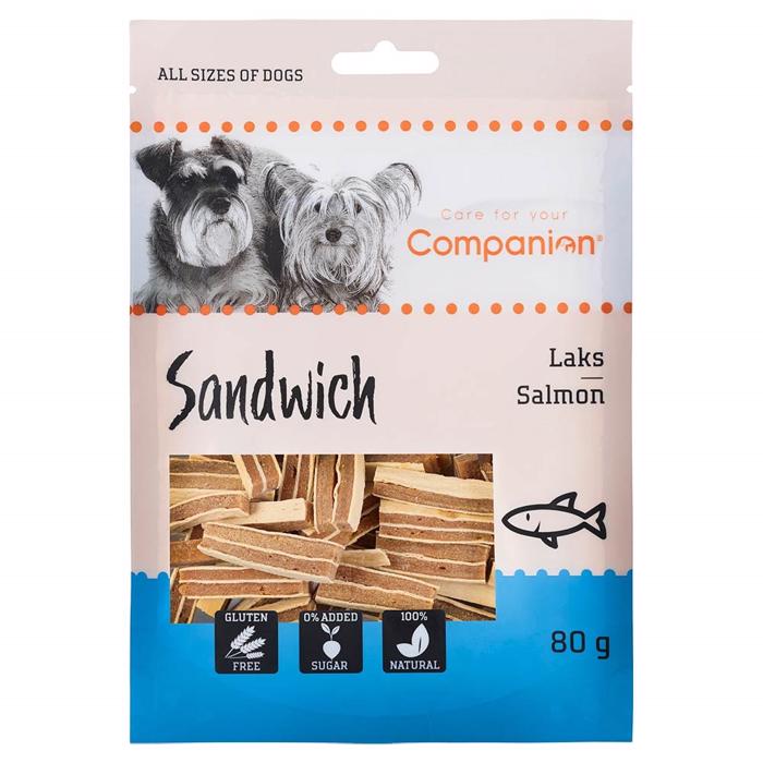 Companion Salmon Sandwich Lækre bidder Med Laks 80g